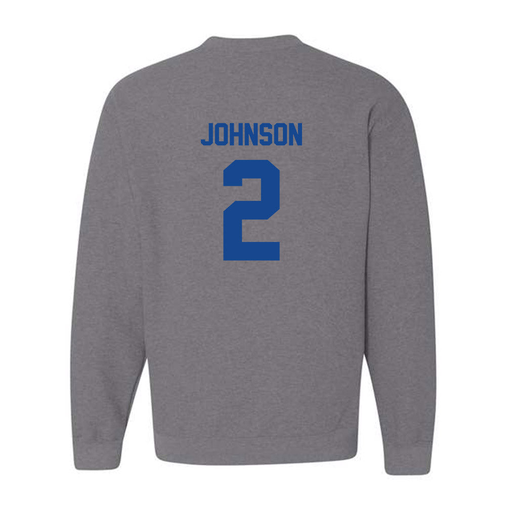 Kentucky - NCAA Men's Basketball : Jasper Johnson - Classic Fashion Shersey Crewneck Sweatshirt-1