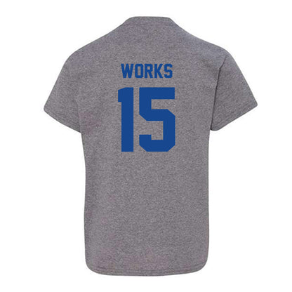 Kentucky - NCAA Football : Cedric Works - Classic Fashion Shersey Youth T-Shirt-1