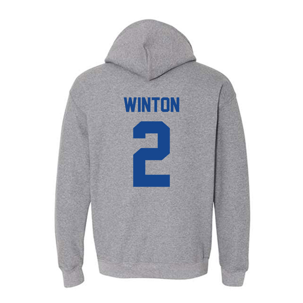 Kentucky - NCAA Women's Soccer : Isa Winton - Classic Fashion Shersey Hooded Sweatshirt-1