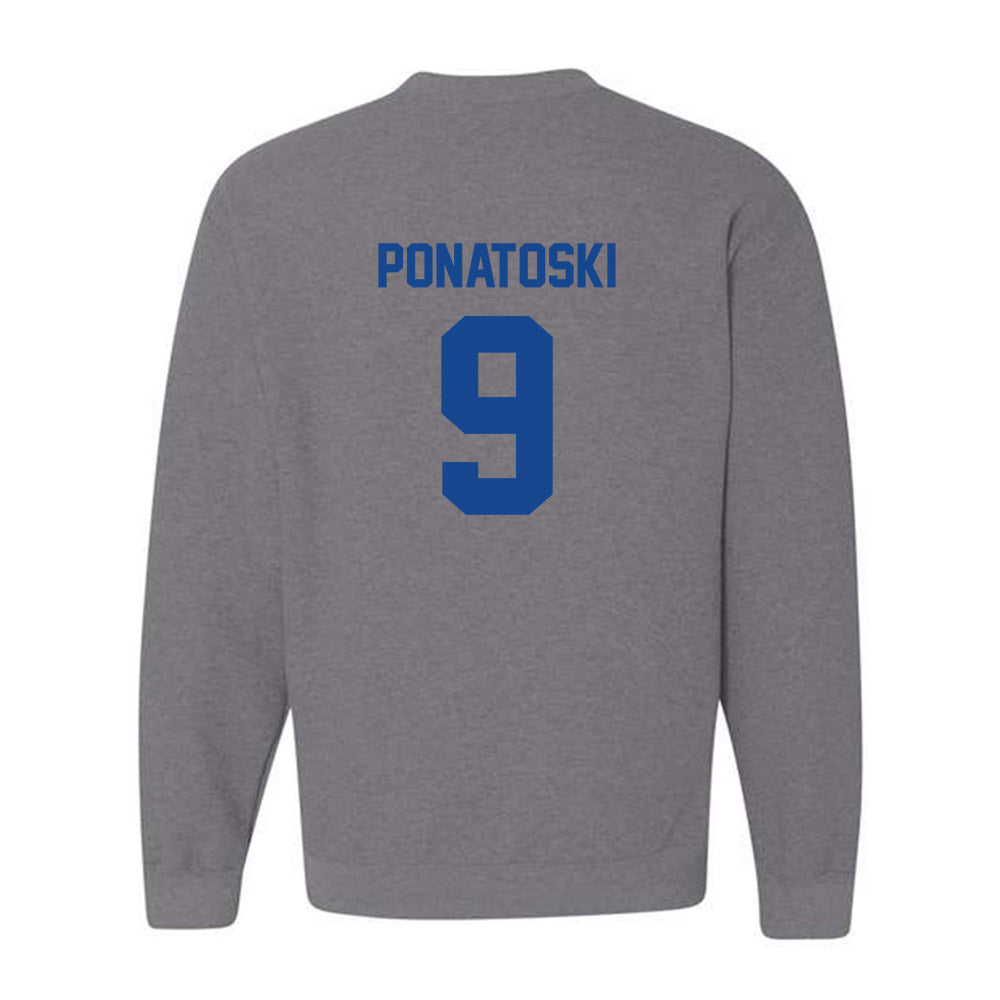 Kentucky - NCAA Football : Matt Ponatoski - Classic Fashion Shersey Crewneck Sweatshirt-1