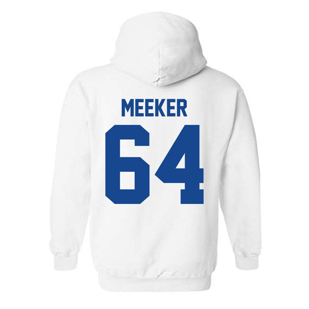 Kentucky - NCAA Football : Ryan Meeker - Sports Shersey Hooded Sweatshirt-1