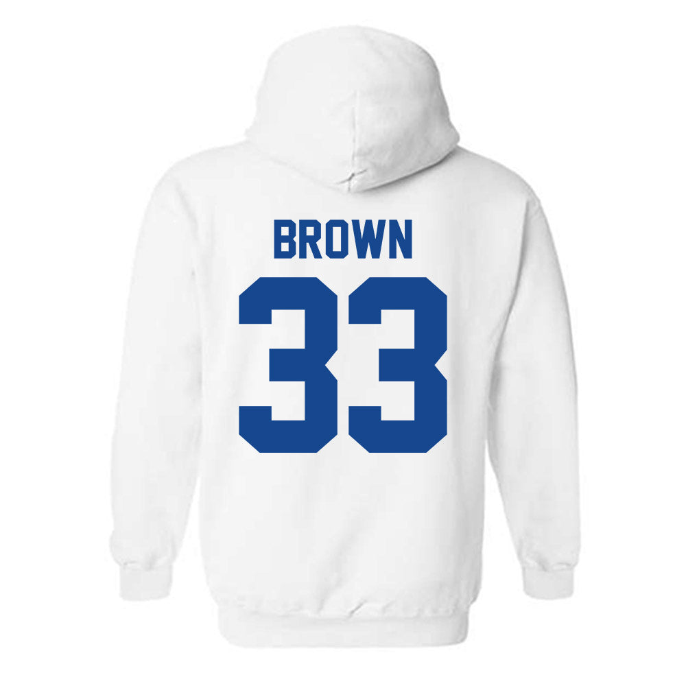 Kentucky - NCAA Football : Sam Brown - Sports Shersey Hooded Sweatshirt-1