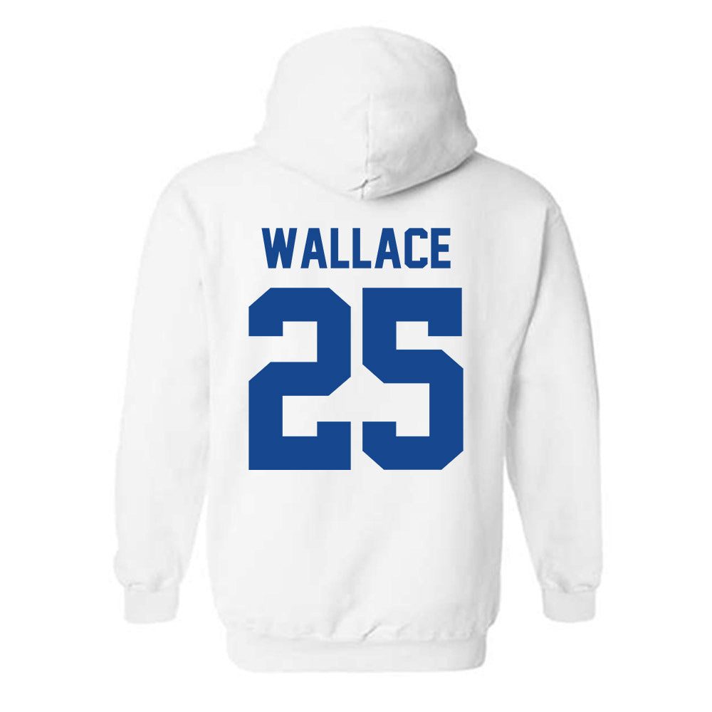 Kentucky - NCAA Football : Tavion Wallace - Sports Shersey Hooded Sweatshirt-1