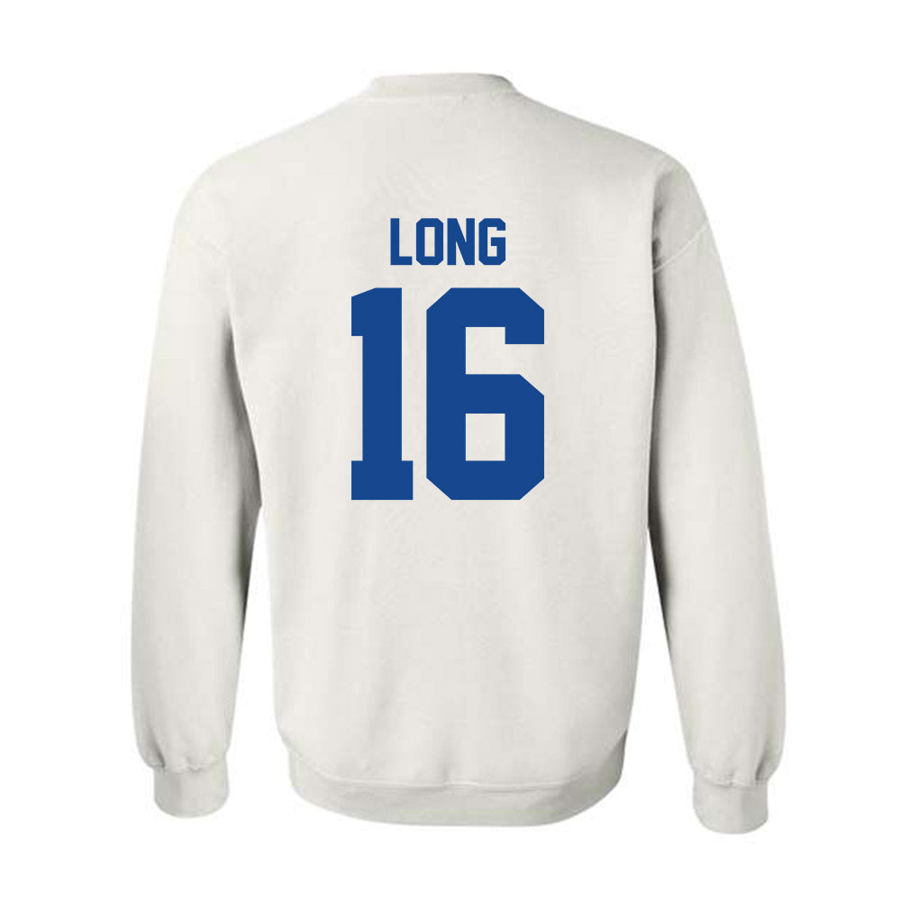 Kentucky - NCAA Football : JacQai Long - Sports Shersey Crewneck Sweatshirt-1