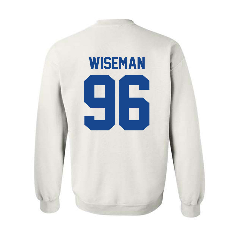 Kentucky - NCAA Football : Dominic Wiseman - Sports Shersey Crewneck Sweatshirt-1