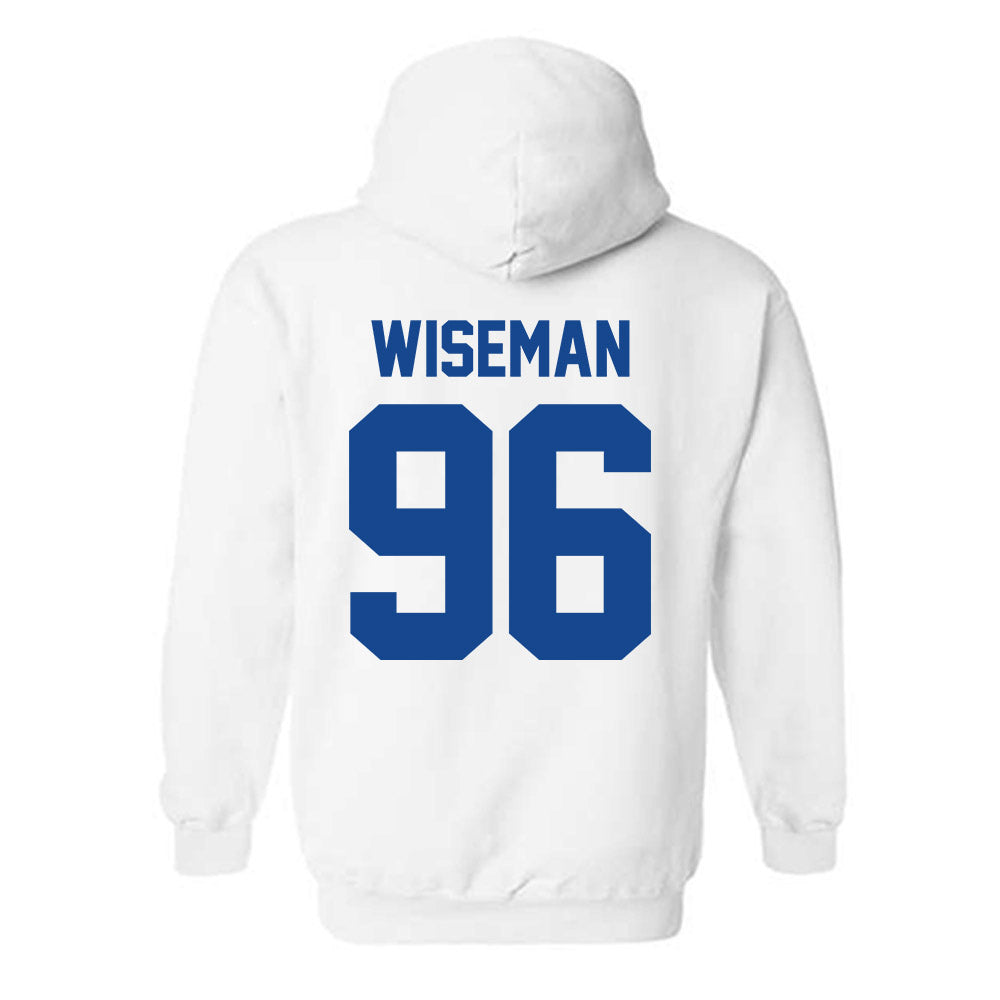 Kentucky - NCAA Football : Dominic Wiseman - Sports Shersey Hooded Sweatshirt-1