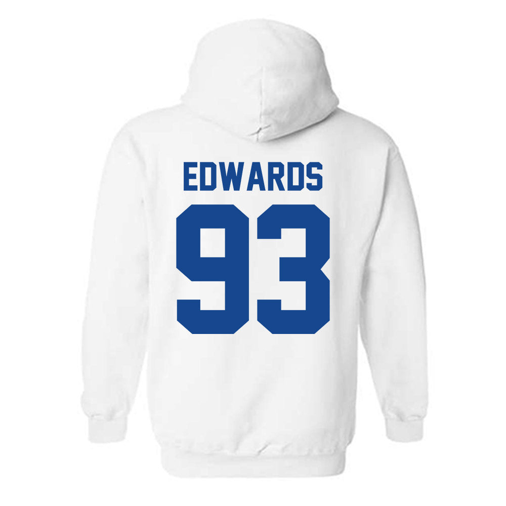 Kentucky - NCAA Football : Kalen Edwards - Sports Shersey Hooded Sweatshirt-1