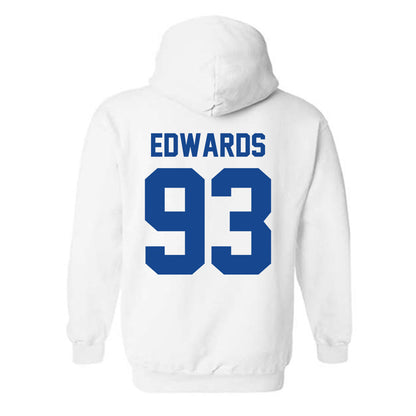 Kentucky - NCAA Football : Kalen Edwards - Sports Shersey Hooded Sweatshirt-1