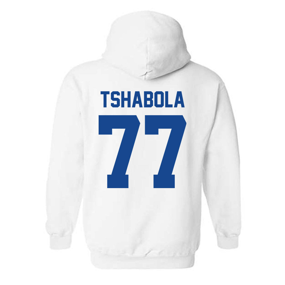 Kentucky - NCAA Football : Tegra Tshabola - Sports Shersey Hooded Sweatshirt-1