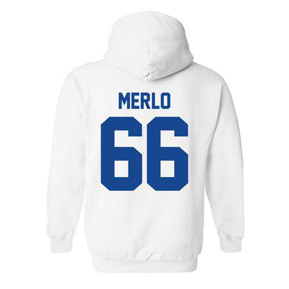 Kentucky - NCAA Football : Tino Merlo - Sports Shersey Hooded Sweatshirt-1