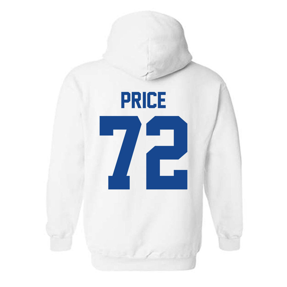 Kentucky - NCAA Football : Coleton Price - Sports Shersey Hooded Sweatshirt-1