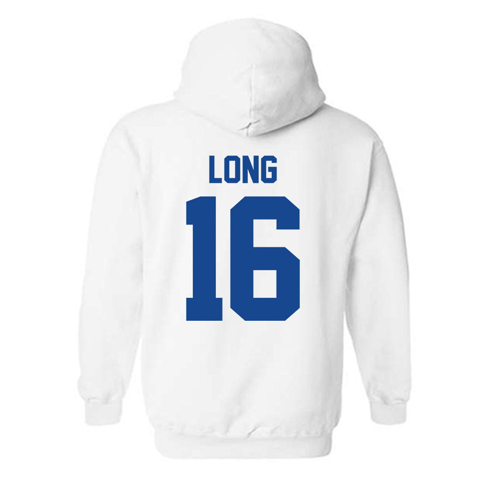 Kentucky - NCAA Football : JacQai Long - Sports Shersey Hooded Sweatshirt-1