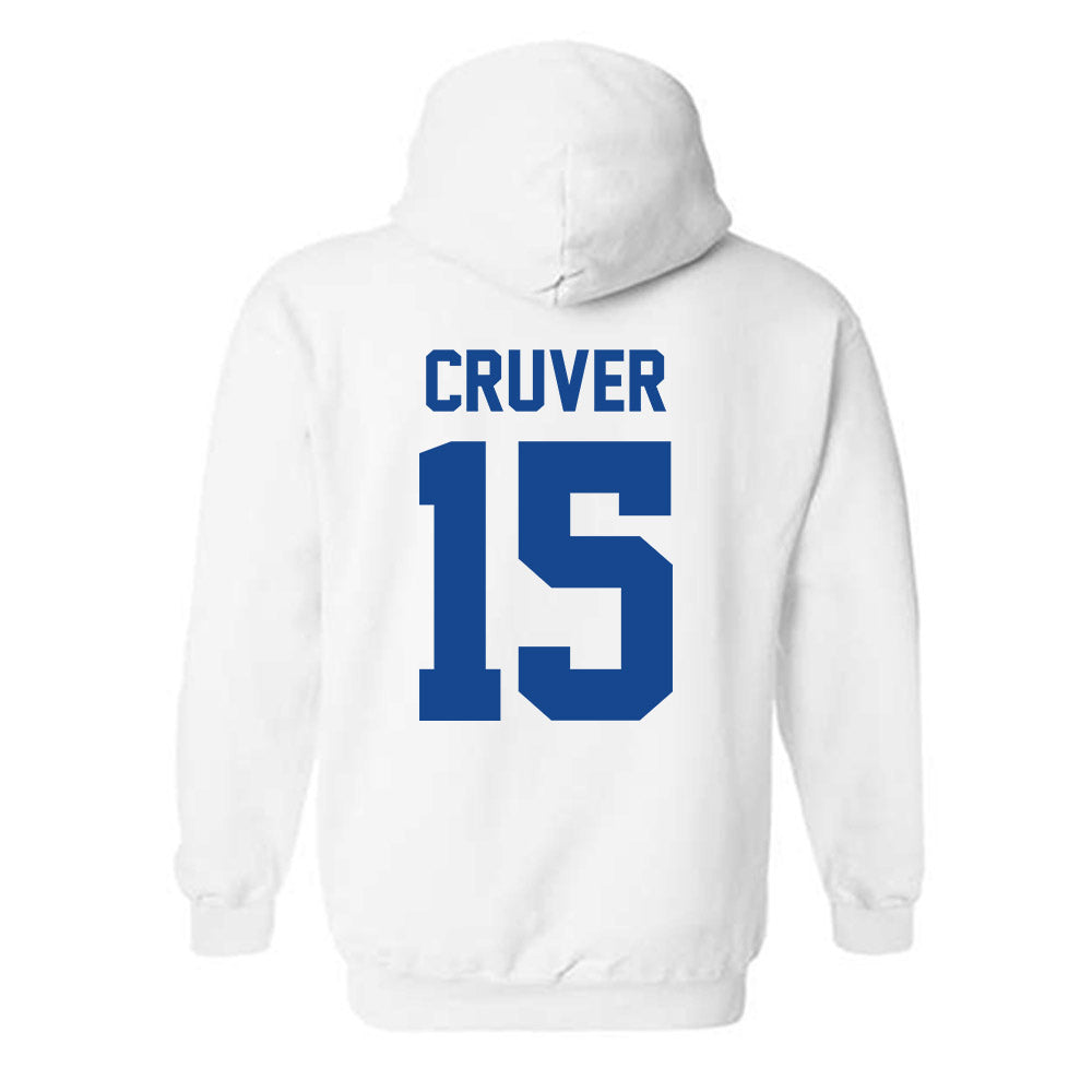 Kentucky - NCAA Football : Carson Cruver - Sports Shersey Hooded Sweatshirt-1