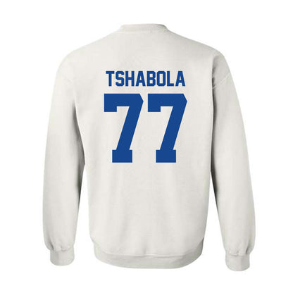 Kentucky - NCAA Football : Tegra Tshabola - Sports Shersey Crewneck Sweatshirt-1