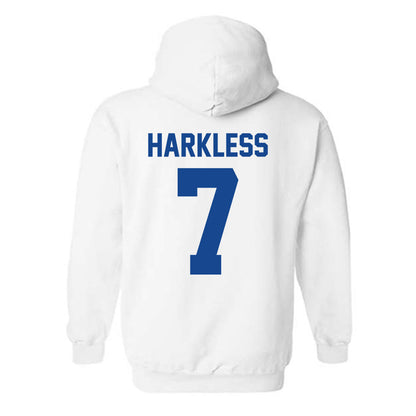 Kentucky - NCAA Football : Jamarrion Harkless - Sports Shersey Hooded Sweatshirt-1