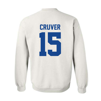 Kentucky - NCAA Football : Carson Cruver - Sports Shersey Crewneck Sweatshirt-1