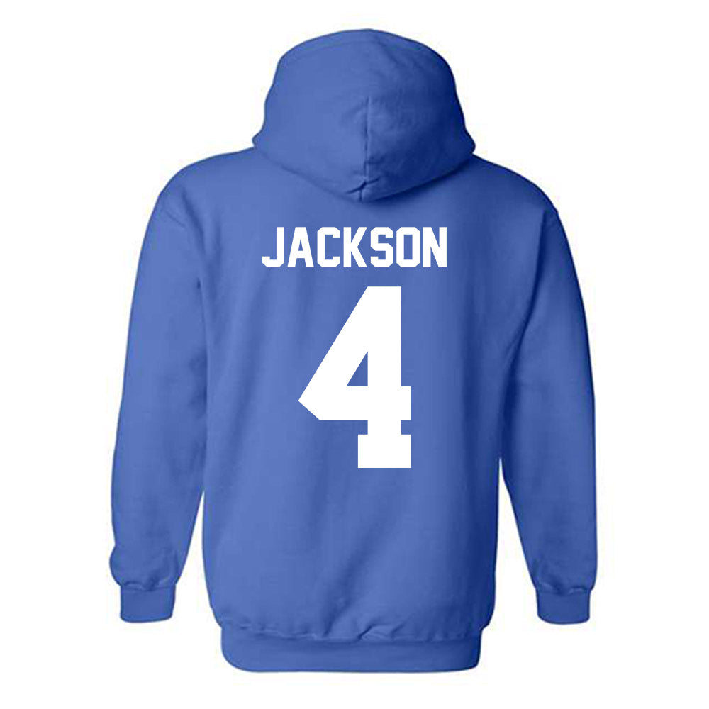 Kentucky - NCAA Baseball : Riley Jackson - Sports Shersey Hooded Sweatshirt-1