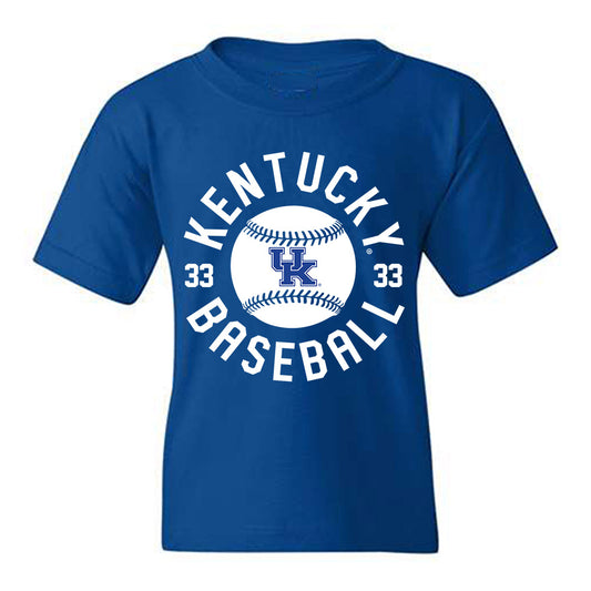 Kentucky - NCAA Baseball : Ryan Foscolo - Sports Shersey Youth T-Shirt-0