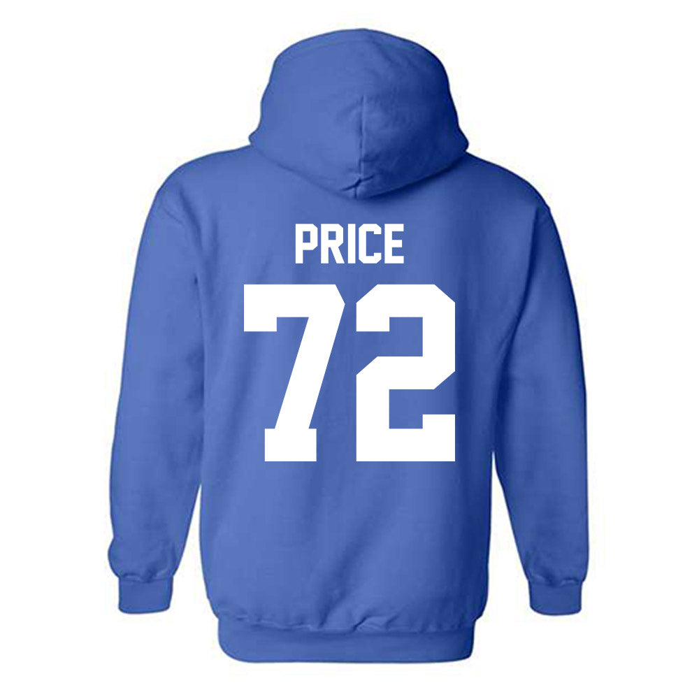 Kentucky - NCAA Football : Coleton Price - Sports Shersey Hooded Sweatshirt-1