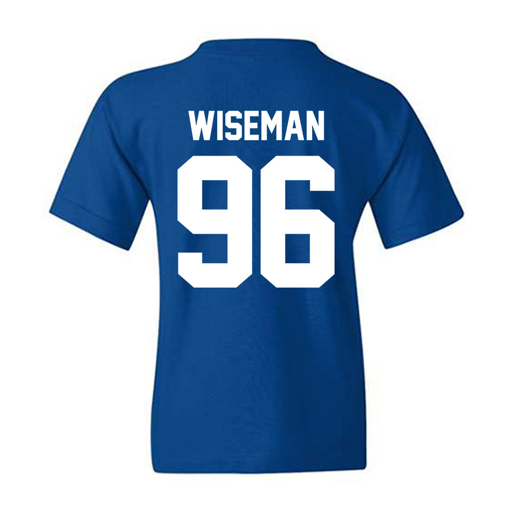 Kentucky - NCAA Football : Dominic Wiseman - Sports Shersey Youth T-Shirt-1