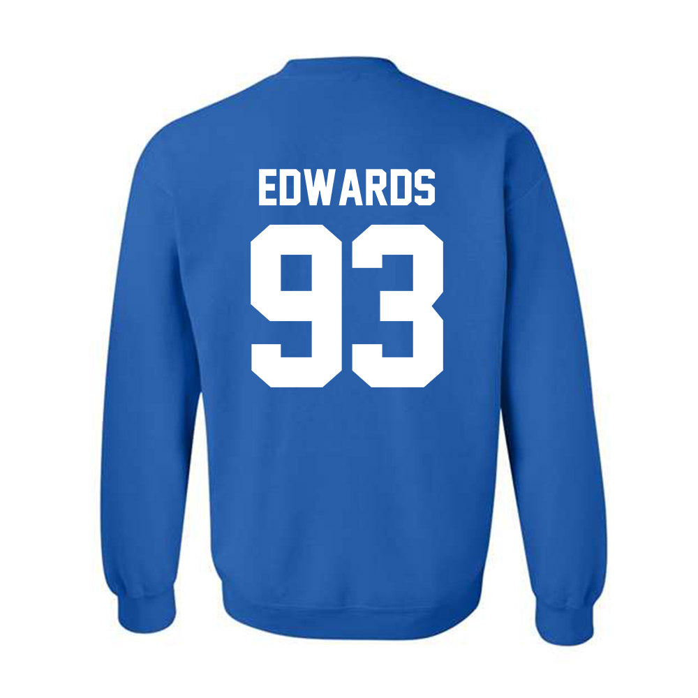 Kentucky - NCAA Football : Kalen Edwards - Sports Shersey Crewneck Sweatshirt-1