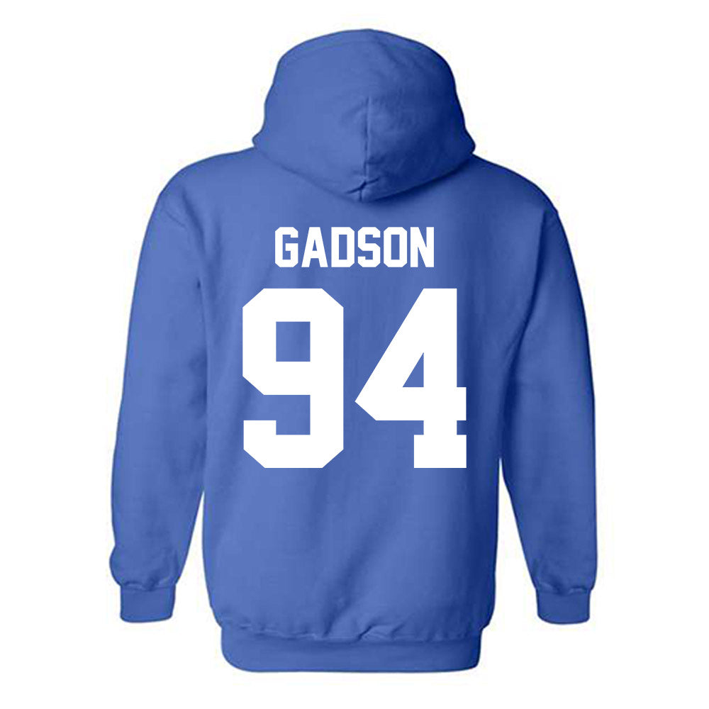 Kentucky - NCAA Football : Tavion Gadson - Sports Shersey Hooded Sweatshirt-1