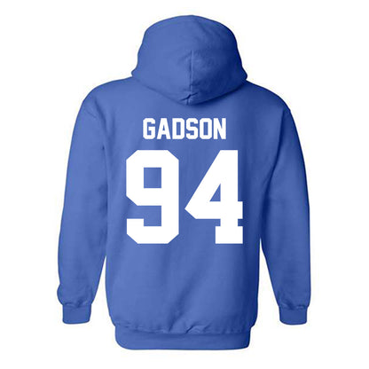 Kentucky - NCAA Football : Tavion Gadson - Sports Shersey Hooded Sweatshirt-1
