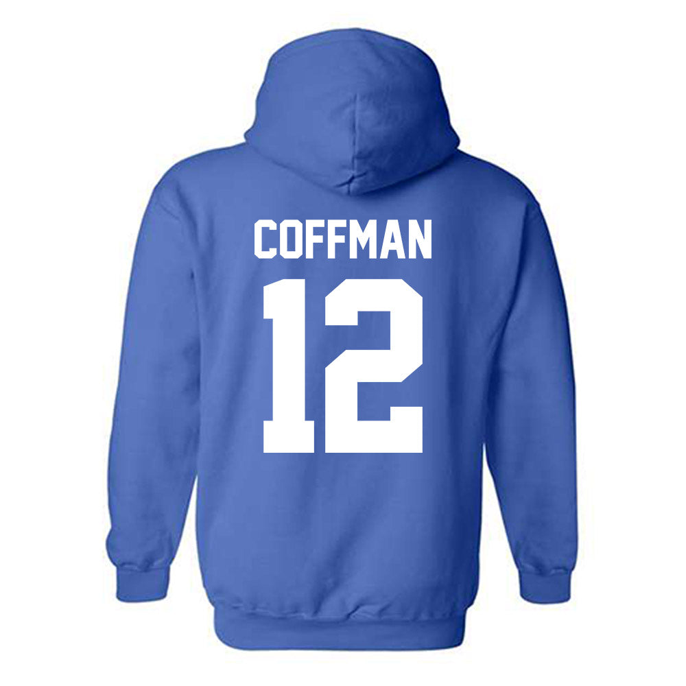 Kentucky - NCAA Football : Brock Coffman - Sports Shersey Hooded Sweatshirt-1