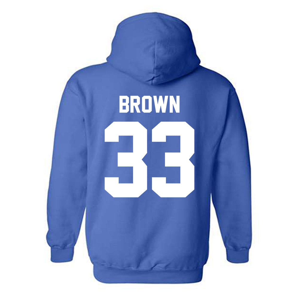 Kentucky - NCAA Football : Sam Brown - Sports Shersey Hooded Sweatshirt-1
