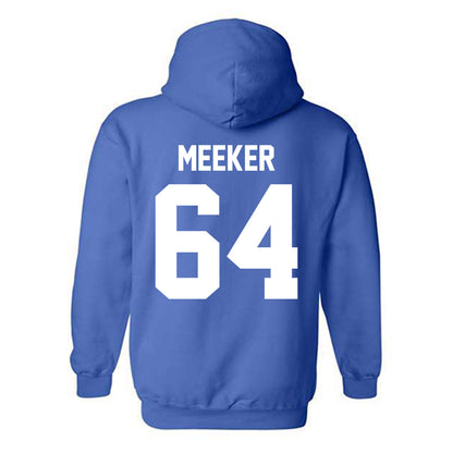 Kentucky - NCAA Football : Ryan Meeker - Sports Shersey Hooded Sweatshirt-1