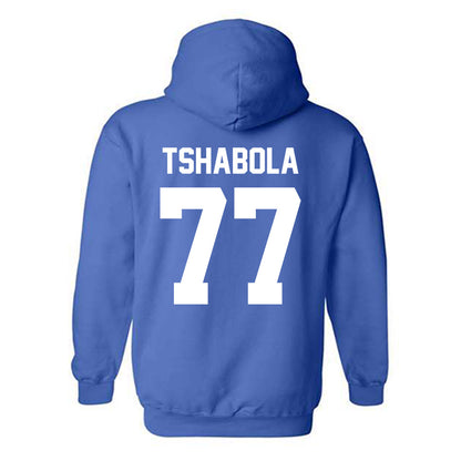Kentucky - NCAA Football : Tegra Tshabola - Sports Shersey Hooded Sweatshirt-1