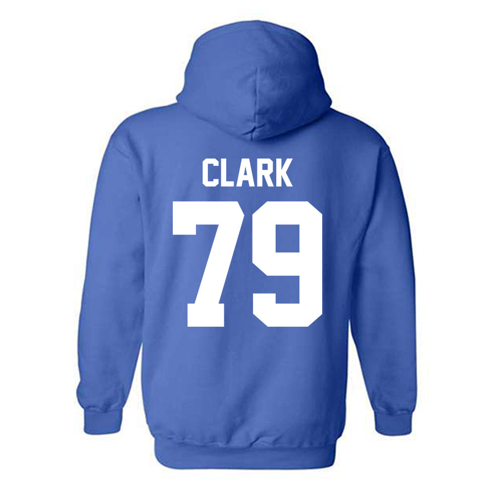 Kentucky - NCAA Football : Jayden Clark - Sports Shersey Hooded Sweatshirt-1