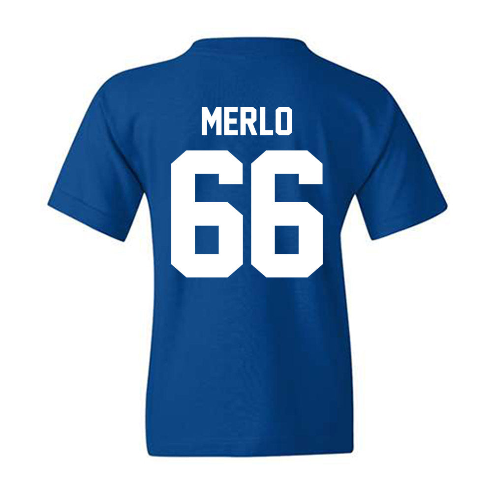 Kentucky - NCAA Football : Tino Merlo - Sports Shersey Youth T-Shirt-1
