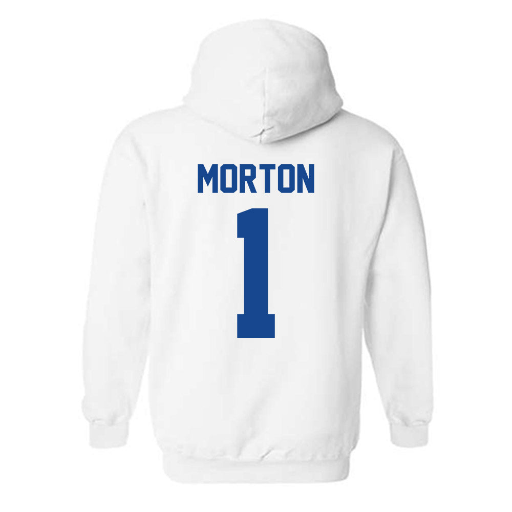 Kentucky - NCAA Men's Basketball : Jerone Morton - Sports Shersey Hooded Sweatshirt-1