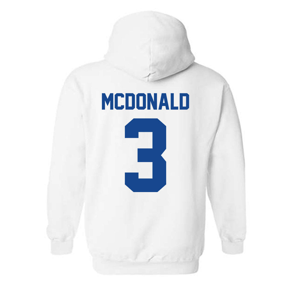 Kentucky - NCAA Women's Basketball : Emily McDonald - Sports Shersey Hooded Sweatshirt-1