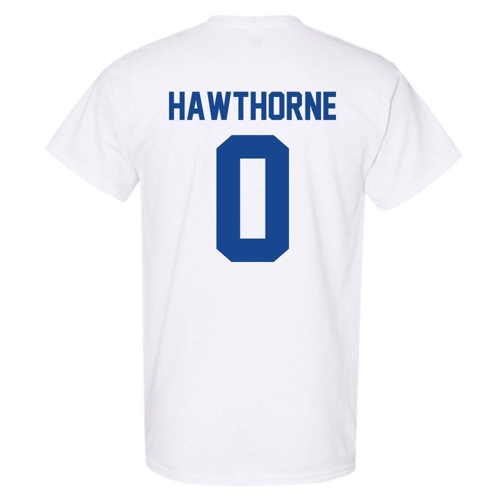 Kentucky - NCAA Men's Basketball : Zyon Hawthorne - Sports Shersey T-Shirt-1