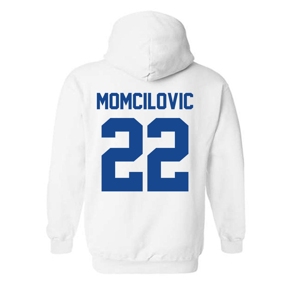 Kentucky - NCAA Men's Basketball : Milan Momcilovic - Sports Shersey Hooded Sweatshirt-1