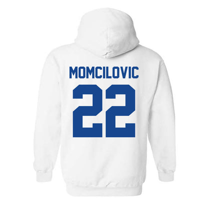 Kentucky - NCAA Men's Basketball : Milan Momcilovic - Sports Shersey Hooded Sweatshirt-1