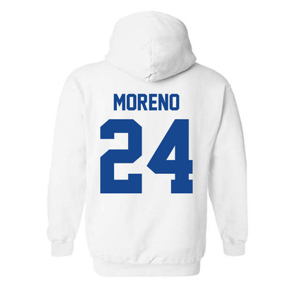 Kentucky - NCAA Men's Basketball : Malachi Moreno - Sports Shersey Hooded Sweatshirt-1