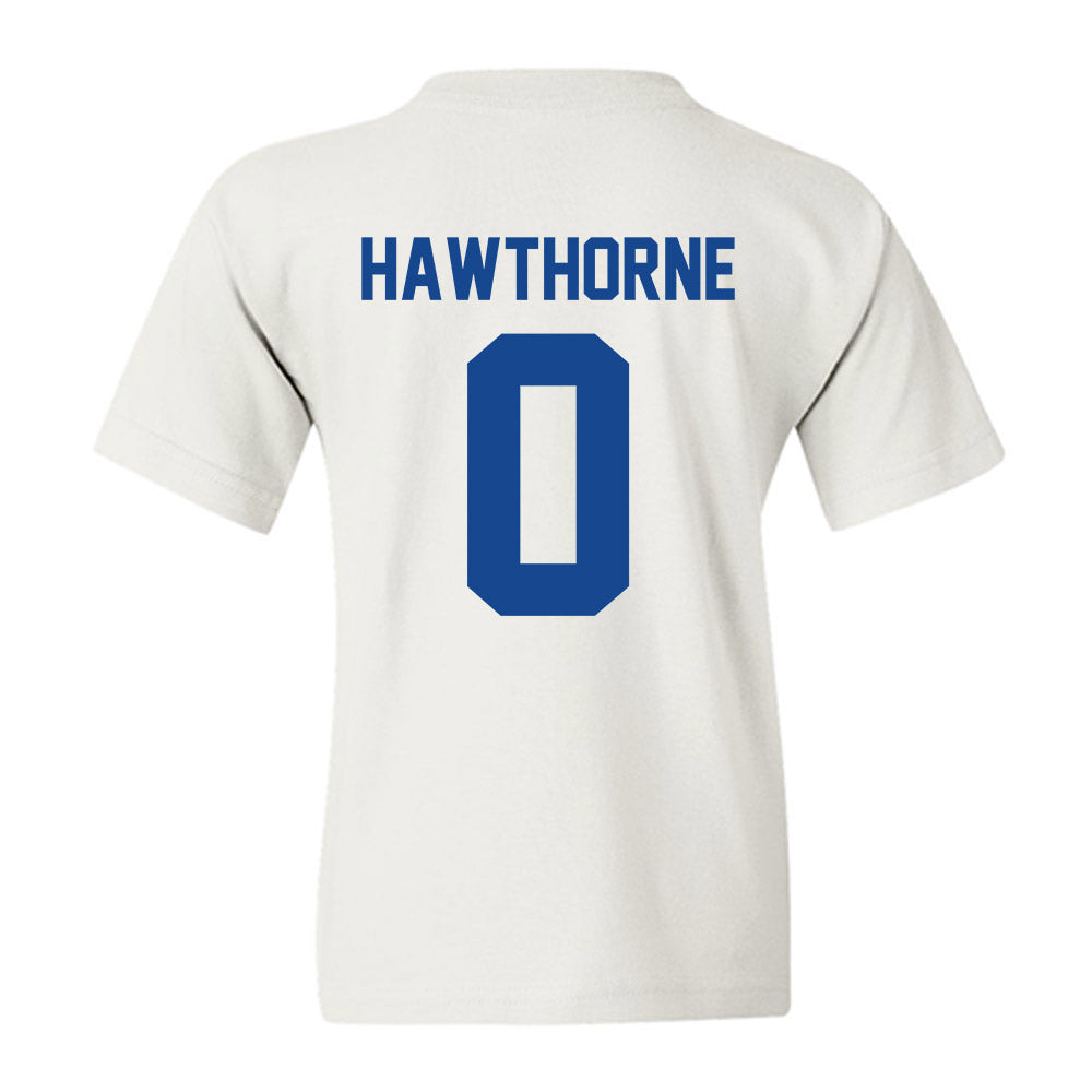 Kentucky - NCAA Men's Basketball : Zyon Hawthorne - Sports Shersey Youth T-Shirt-1