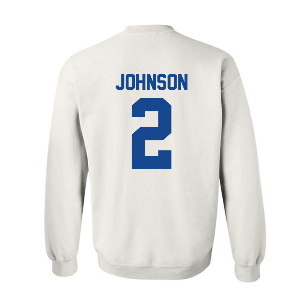 Kentucky - NCAA Men's Basketball : Jasper Johnson - Sports Shersey Crewneck Sweatshirt-1