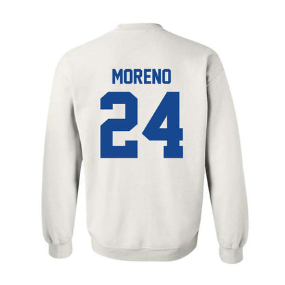 Kentucky - NCAA Men's Basketball : Malachi Moreno - Sports Shersey Crewneck Sweatshirt-1