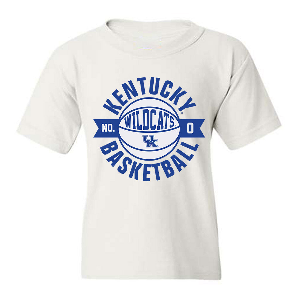 Kentucky - NCAA Men's Basketball : Zyon Hawthorne - Sports Shersey Youth T-Shirt-0