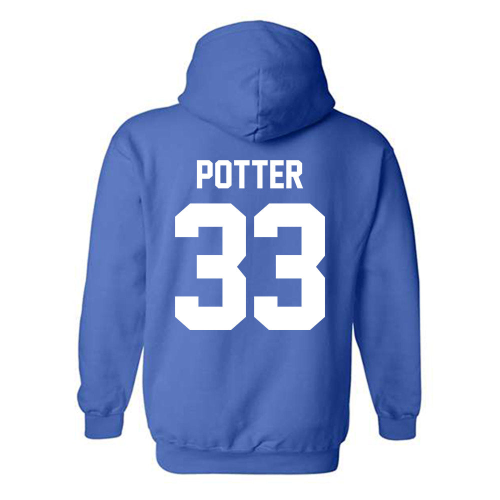Kentucky - NCAA Men's Basketball : Reece Potter - Sports Shersey Hooded Sweatshirt-1