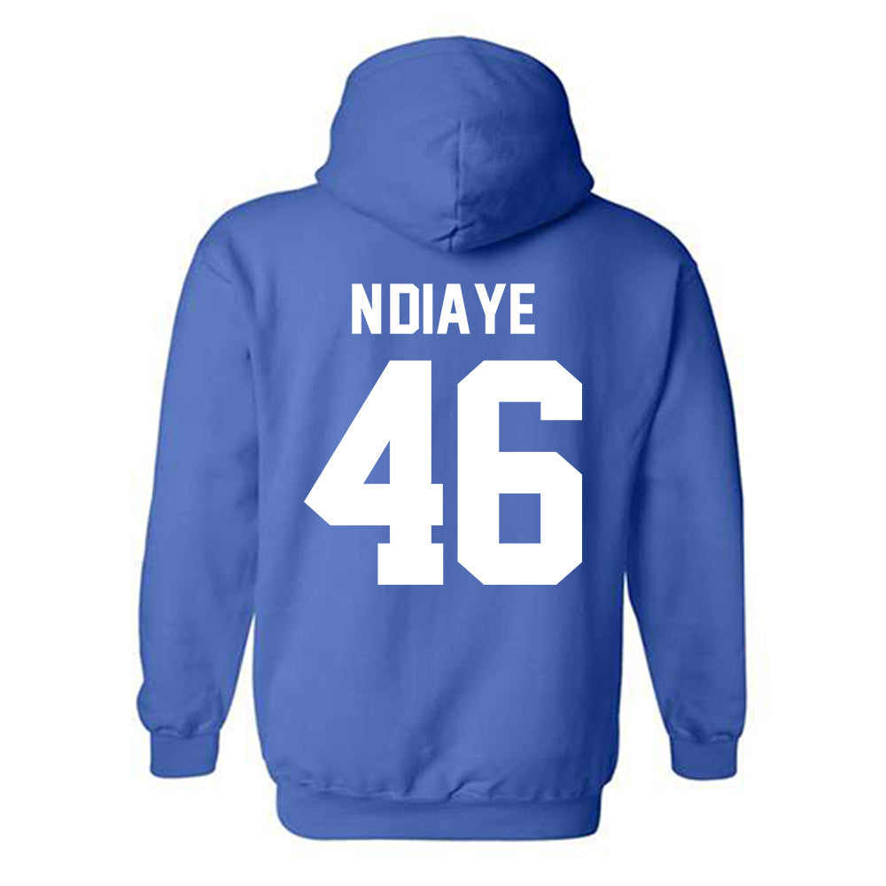 Kentucky - NCAA Men's Basketball : Ousmane N'Diaye - Sports Shersey Hooded Sweatshirt-1