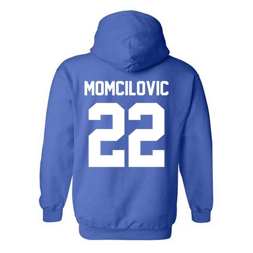 Kentucky - NCAA Men's Basketball : Milan Momcilovic - Sports Shersey Hooded Sweatshirt-1