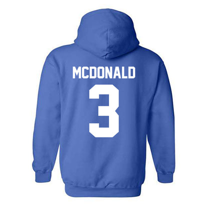Kentucky - NCAA Women's Basketball : Emily McDonald - Sports Shersey Hooded Sweatshirt-1