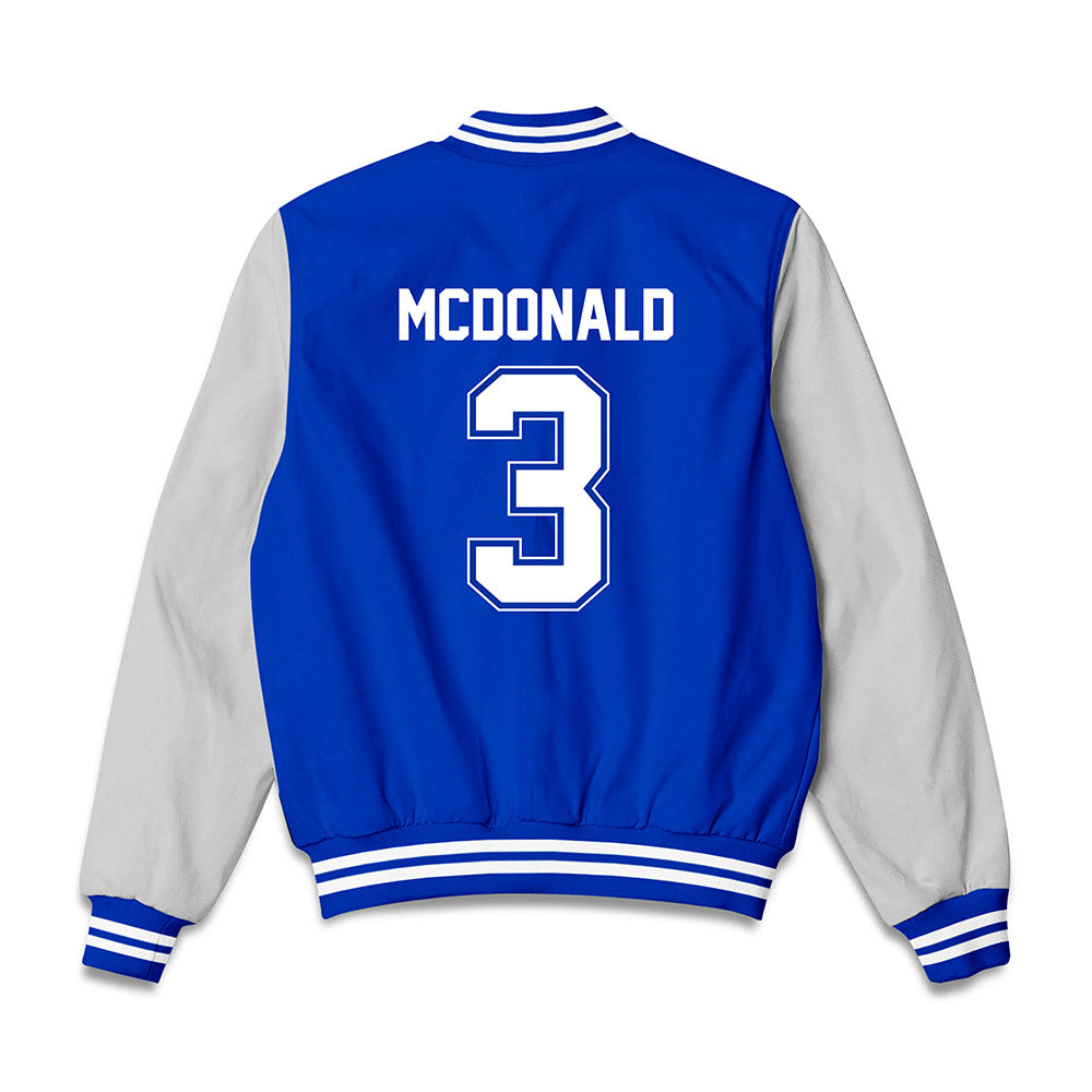 Kentucky - NCAA Women's Basketball : Emily McDonald - Bomber Jacket-1