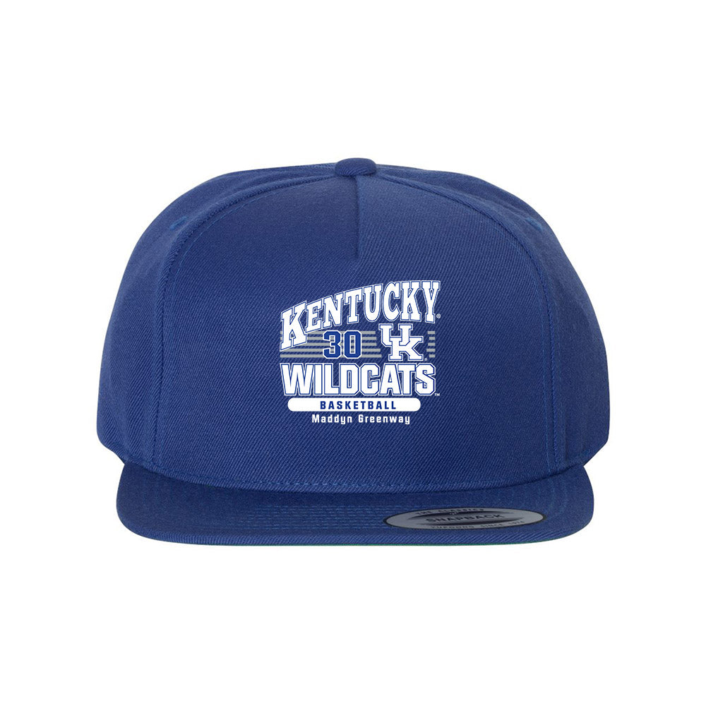 Kentucky - NCAA Women's Basketball : Maddyn Greenway - Snapback Hat-0