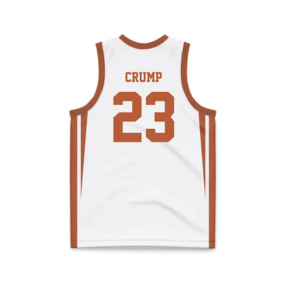 Texas - NCAA Women's Basketball : Aaliyah Crump - White Basketball Jersey-1